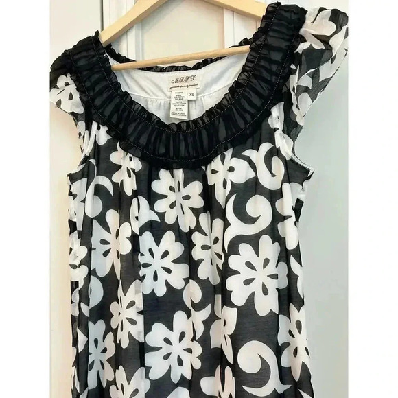 m.s.s.p. aline sleeveless silk blend sundress size xs - Picture 2 of 7